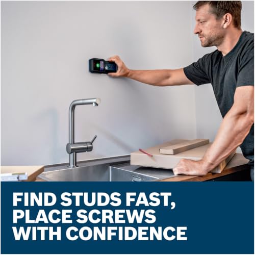 BOSCH GMS120-27 Professional Wall Scanner, Stud Finder, Live Wire Detector | Multi-function wall detector scanner with center indication, metal stud finder for electricians, plumbers & contractors - Image 9