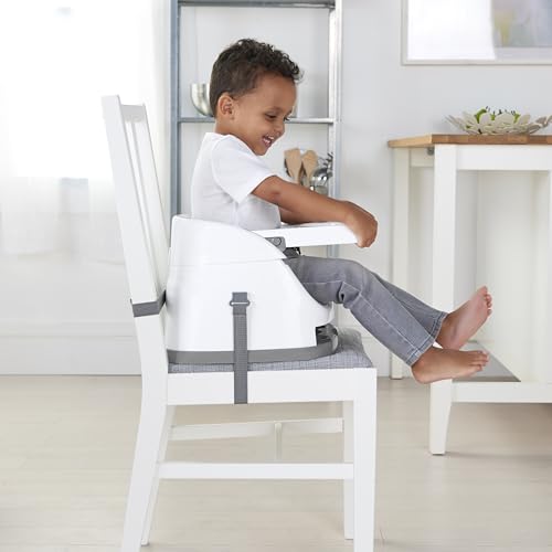 Ingenuity Baby Base 2-in-1 Booster Feeding and Floor Seat with Self-Storing Tray - Night Sky - Image 7