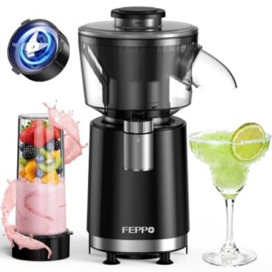 FEPPO Snow Cone Machine & Smoothie Blender 2 in 1, 700W Shaved Ice Machine