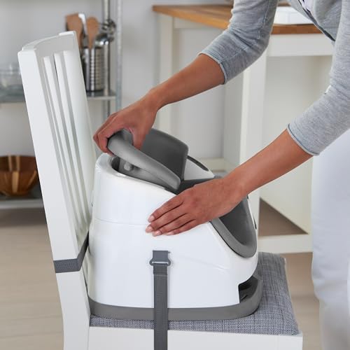 Ingenuity Baby Base 2-in-1 Booster Feeding and Floor Seat with Self-Storing Tray - Night Sky - Image 10