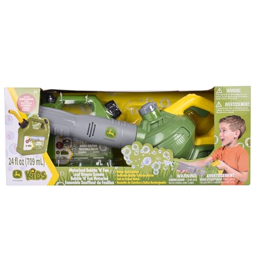 John Deere Bubble Leaf Blower - 24 oz Refill, Bubble Machine - Ages 3+ - Image 7