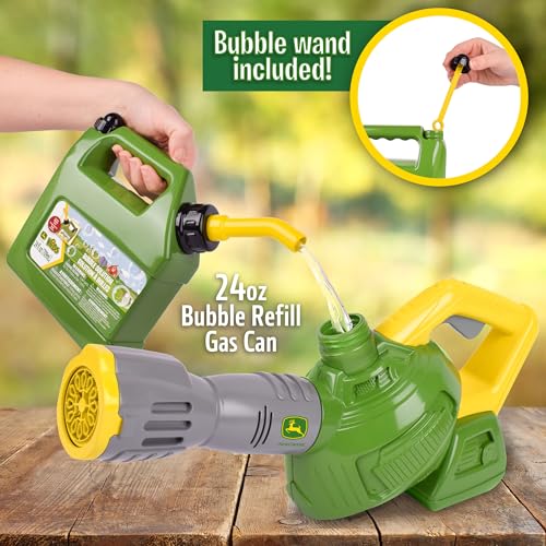 John Deere Bubble Leaf Blower - 24 oz Refill, Bubble Machine - Ages 3+ - Image 3