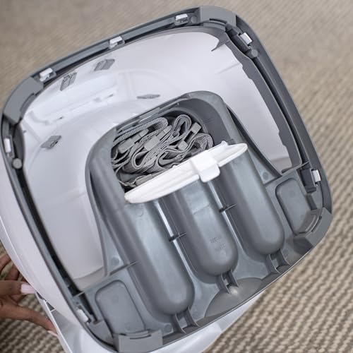 Ingenuity Baby Base 2-in-1 Booster Feeding and Floor Seat with Self-Storing Tray - Night Sky - Image 11