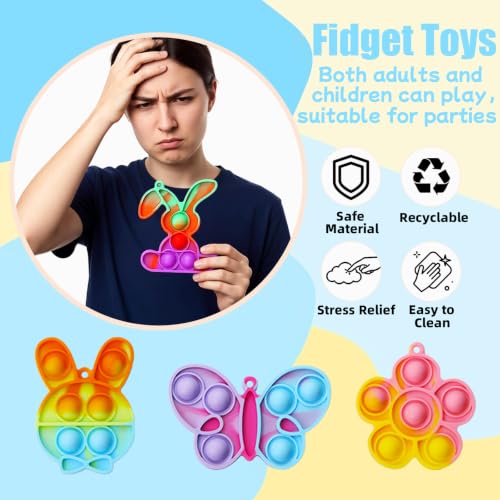 Wuridiwa 180 Party Favors for Kids, Fidget Toys Bulk, Treasure Box Toys for Classroom Prizes, Goodie Bag Stuffers Pinata Fillers, Carnival Birthday Stocking Stuffers for Boys Girls, Prize Box Toy - Image 5